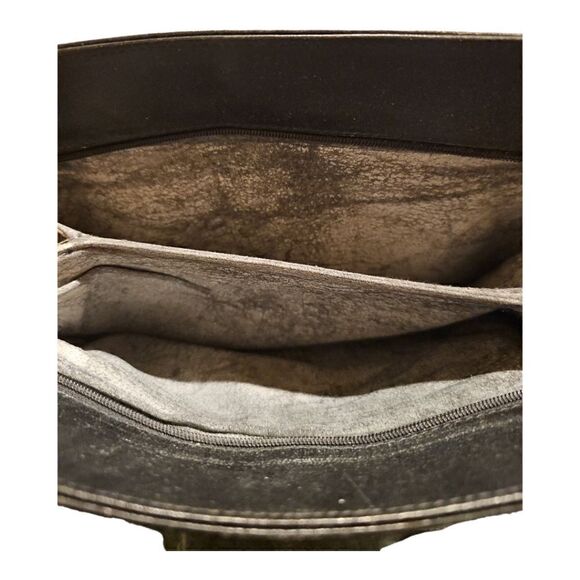 BURBERRY Nova Check & Leather Handbag Crossbody Clutch - Picture 6 of 8
